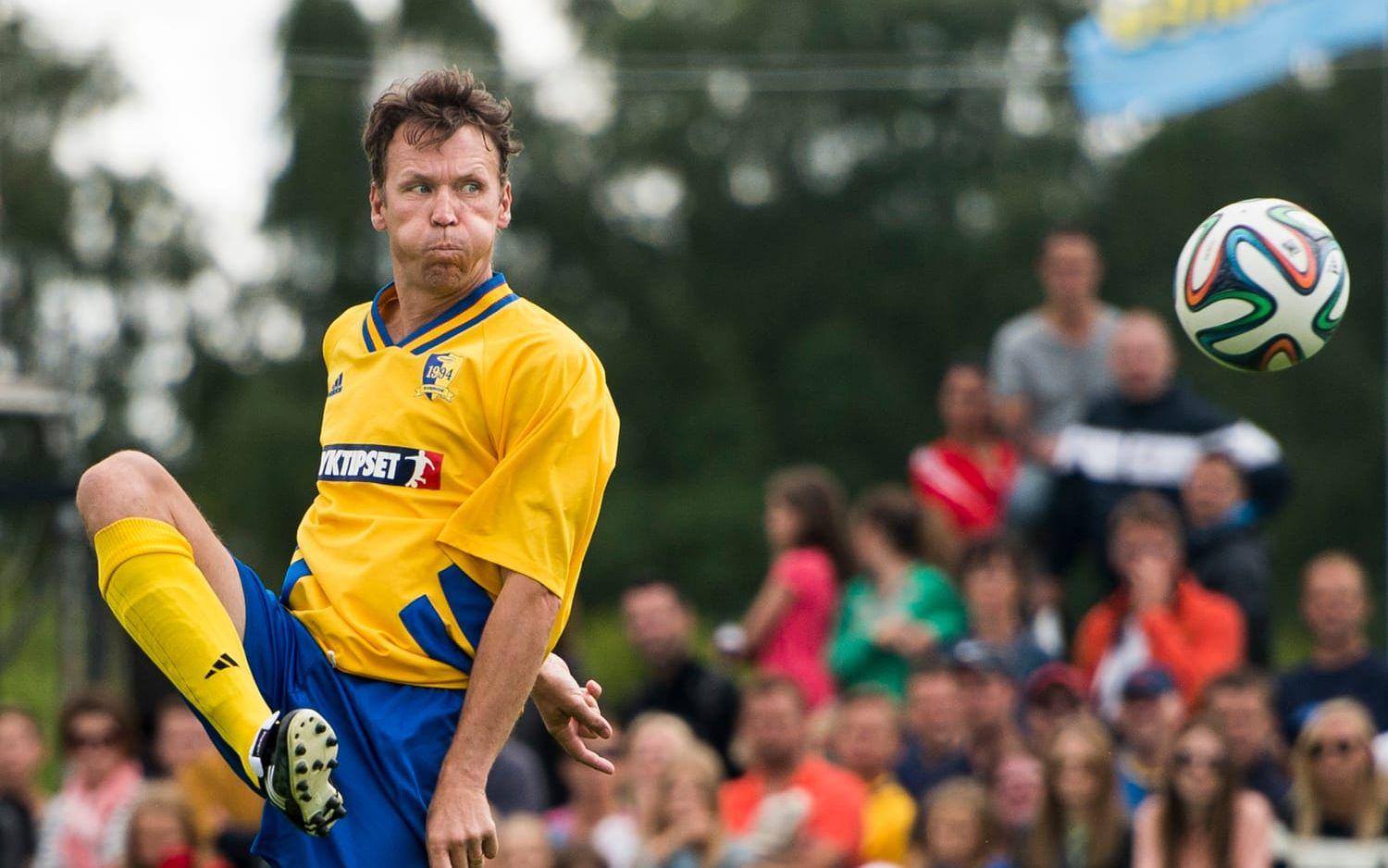 Magnus Erlingmark användes i alla positioner i Blåvitt. Han tog även plats i landslaget. Bild: Bildbyrån