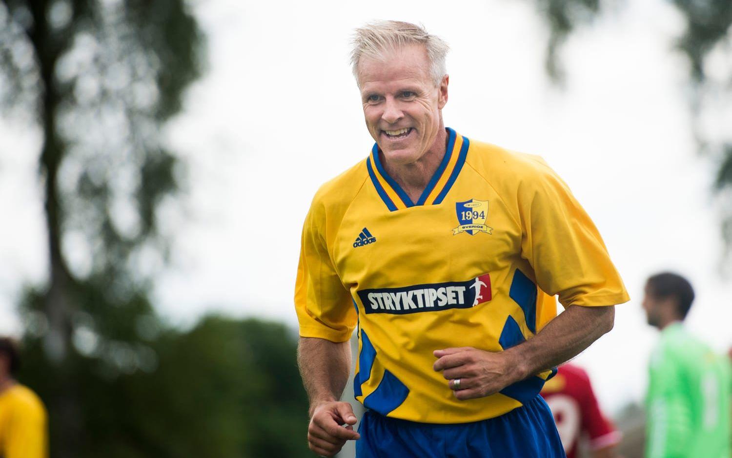 Roland Nilsson, numera förbundskapten för U21-landslaget, slog igenom i Göteborg och spelade länge i landslaget. Given som högerback i VM 1994. Bild: Bildbyrån