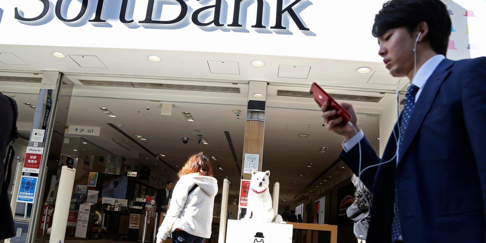 Softbank-kunder finns bland de drabbade. Bild från Tokyo i november.
