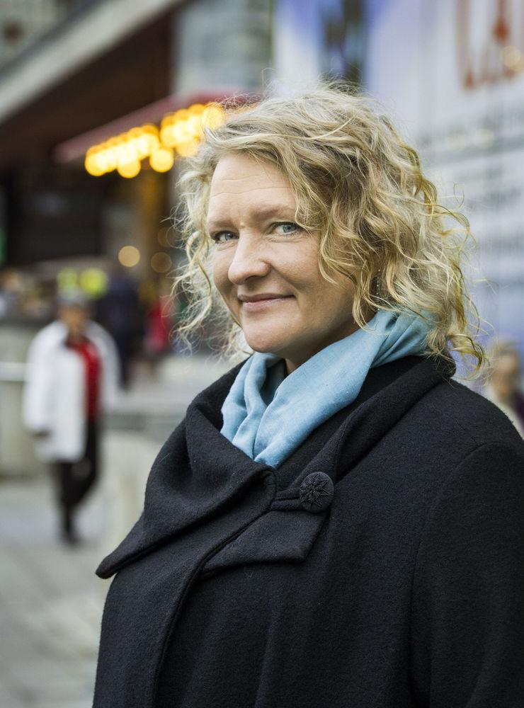 Anna Takanen, scenkonstchef på Kulturhuset Stadsteatern i Stockholm, men även regissör och skådespelare. 