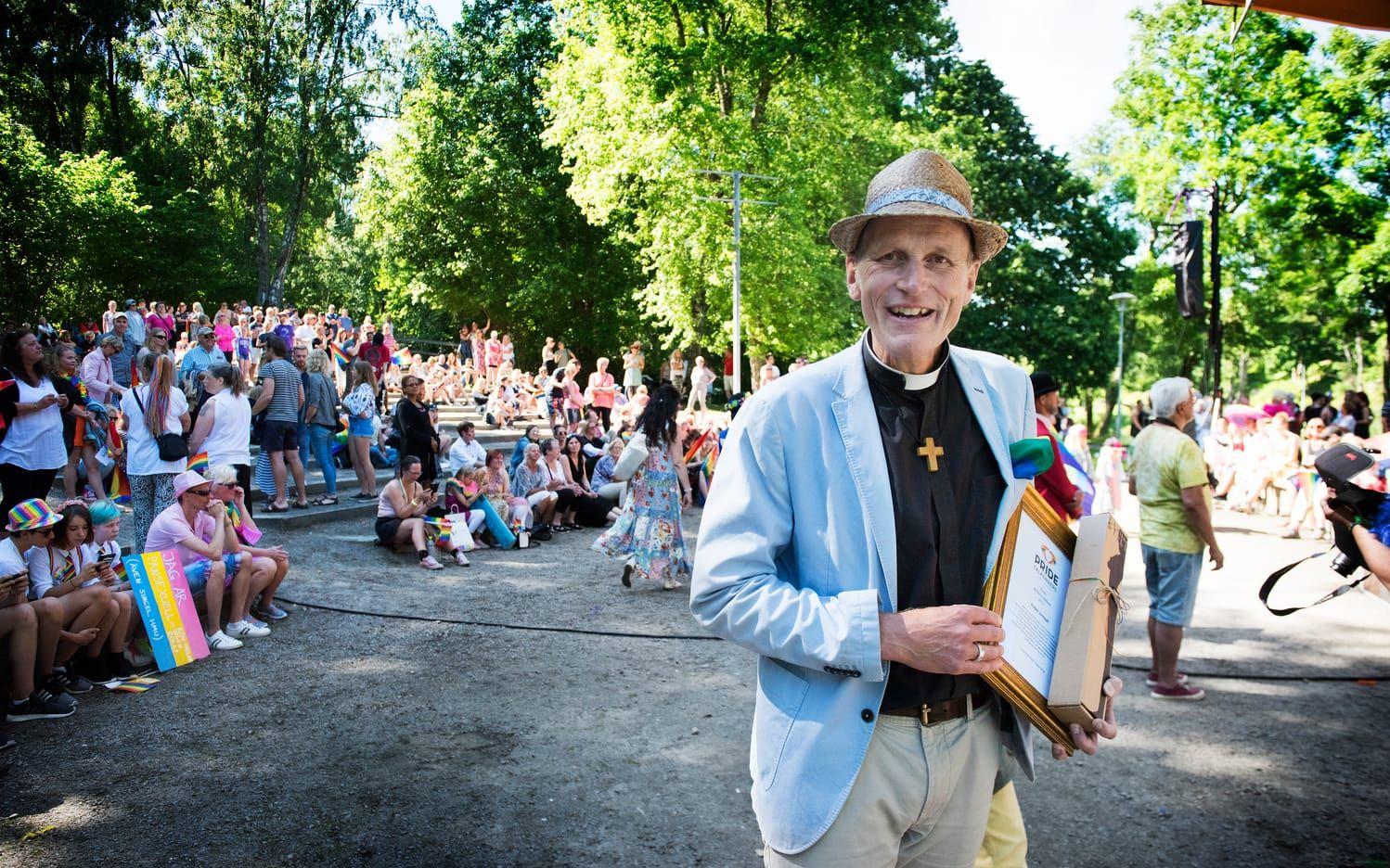 Rörd. Årets hedersmedlem är prästen Peder Jarnvall. /Foto: Lena Lyxell