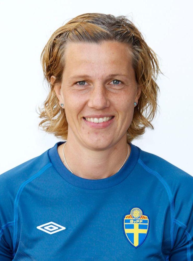 Malin Andersson har efter sin spelarkarriär varit förbundskapten för U23 (damer). Hon är också utbildad till och verksam som byggnadsingenjör. Bildbyrån.