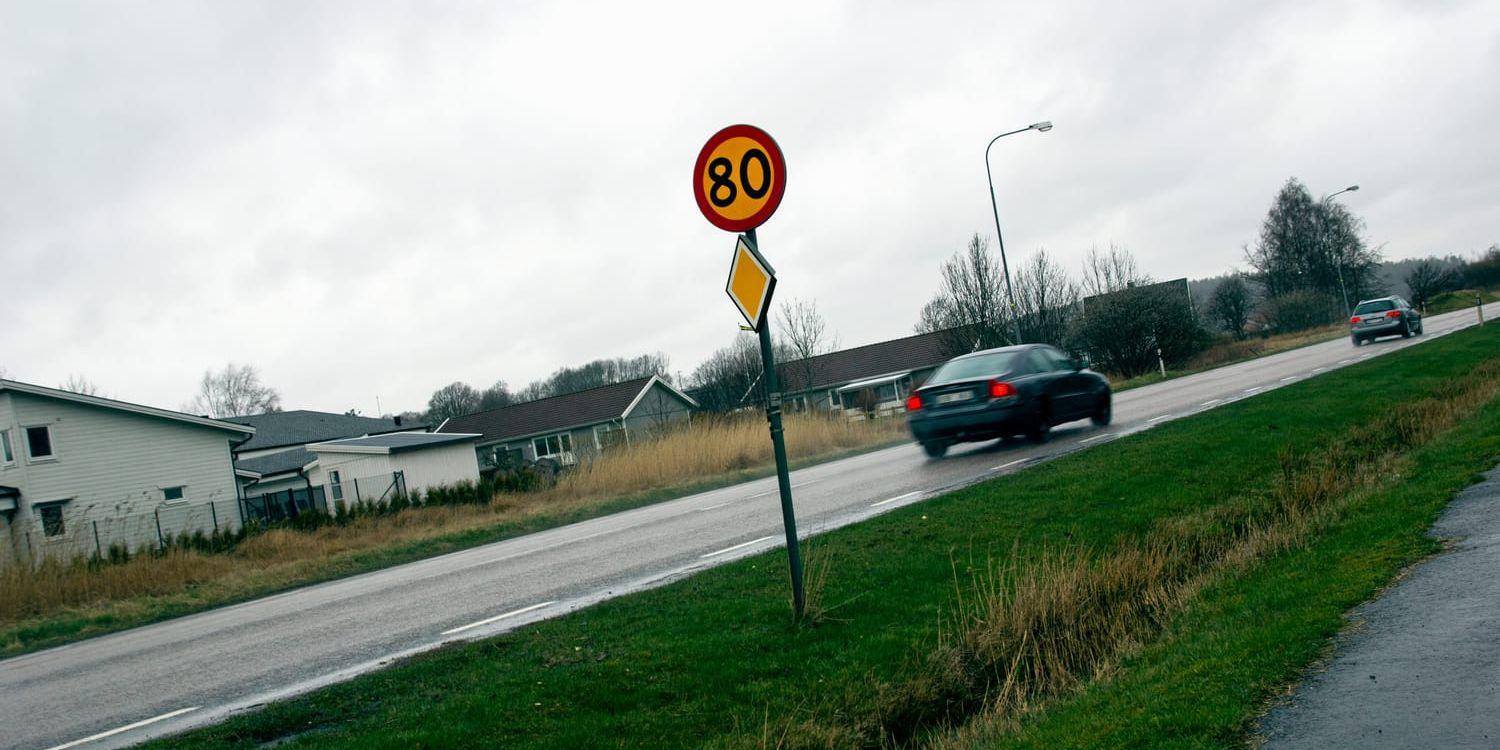 Mycket trafik går på 41:an genom Derome. Bild: Arkiv / Simon Leppämäki