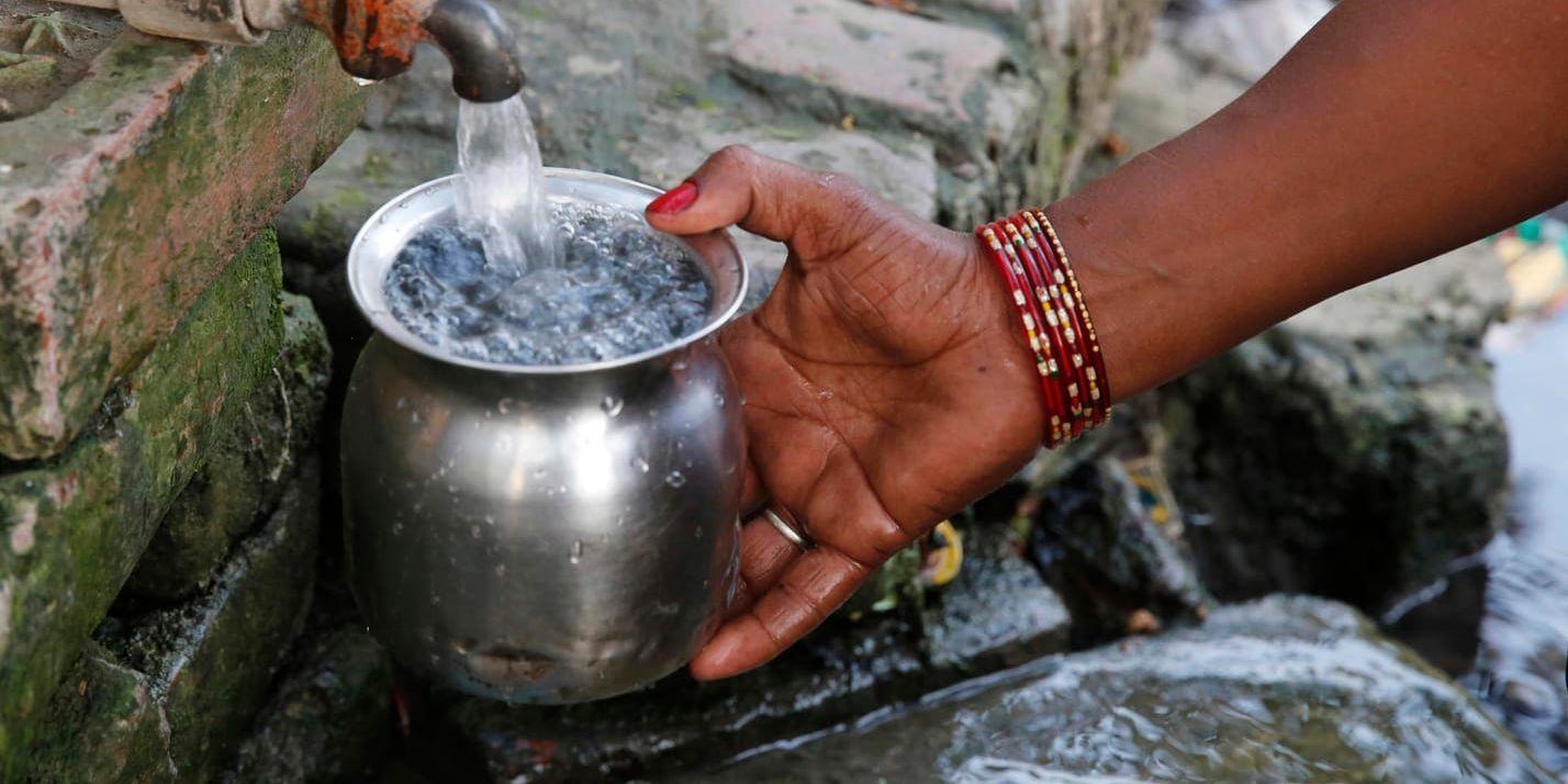 Över 700 miljoner människor saknar tillgång till rent dricksvatten. Arkivbild.