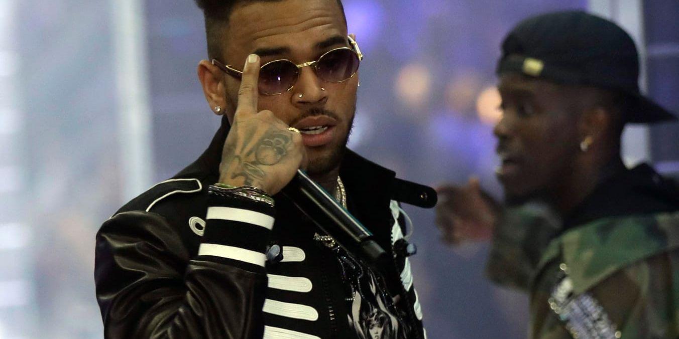 Chris Brown är aktuell med ett nytt album där flera stora artister medverkar. Arkivbild.