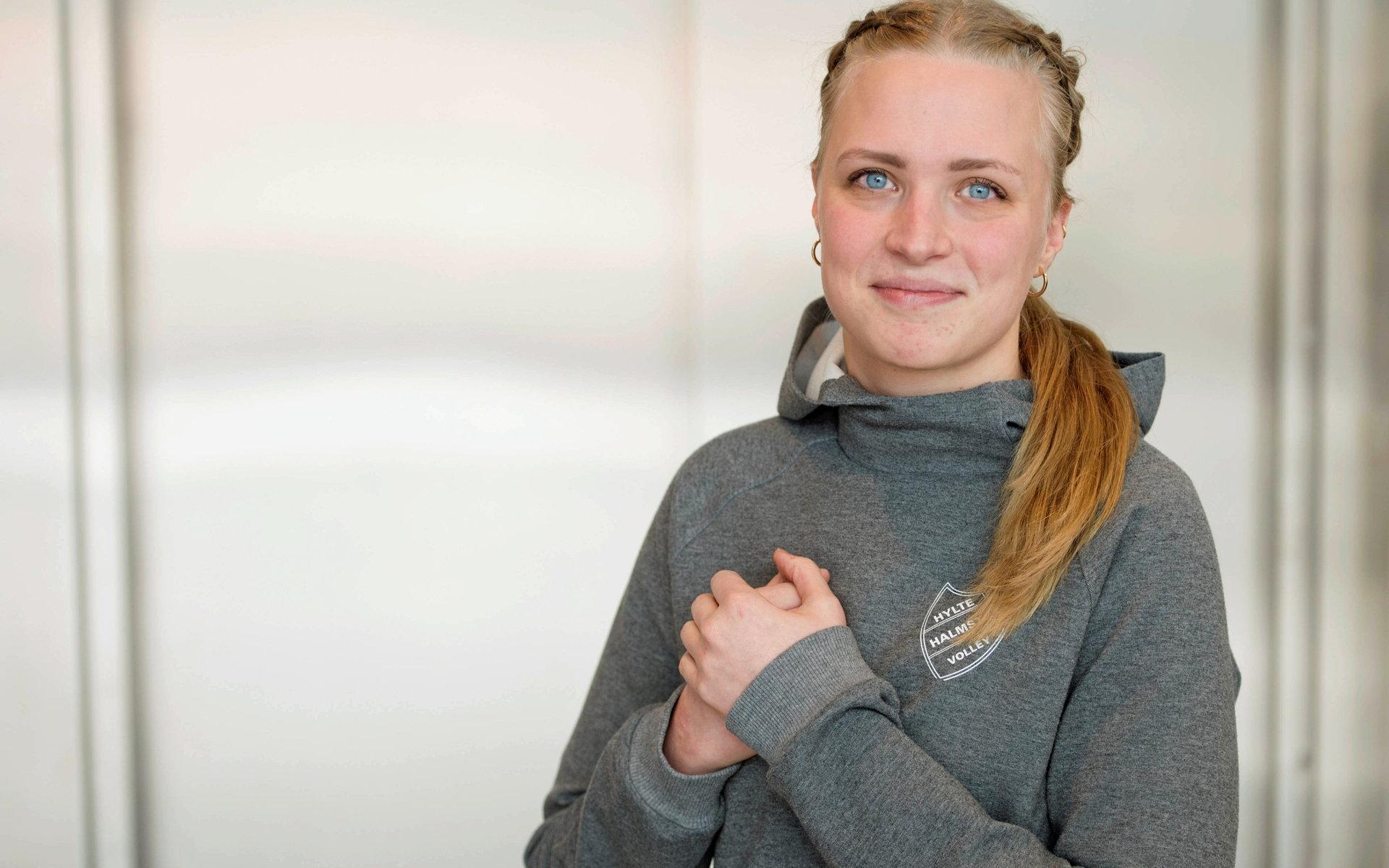 Evelina Eriksson har blivit en viktig kugge i Hylte/Halmstads mästarlag som är på jakt efter ett nytt SM-guld, men vägen dit har varit tuff.