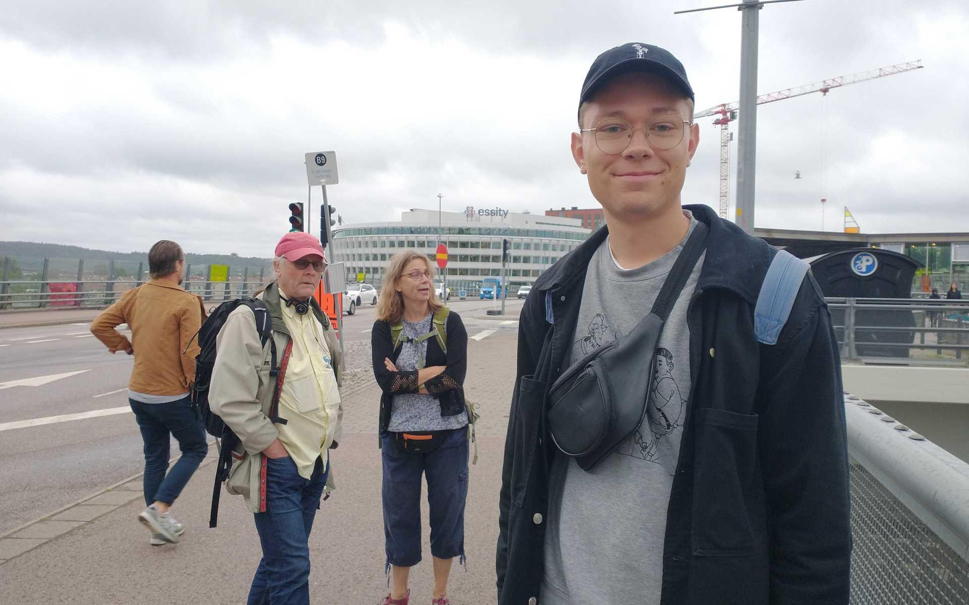 Rasmus Sjögren är en av de som försenades till jobbet under tisdagsmorgonen. eci