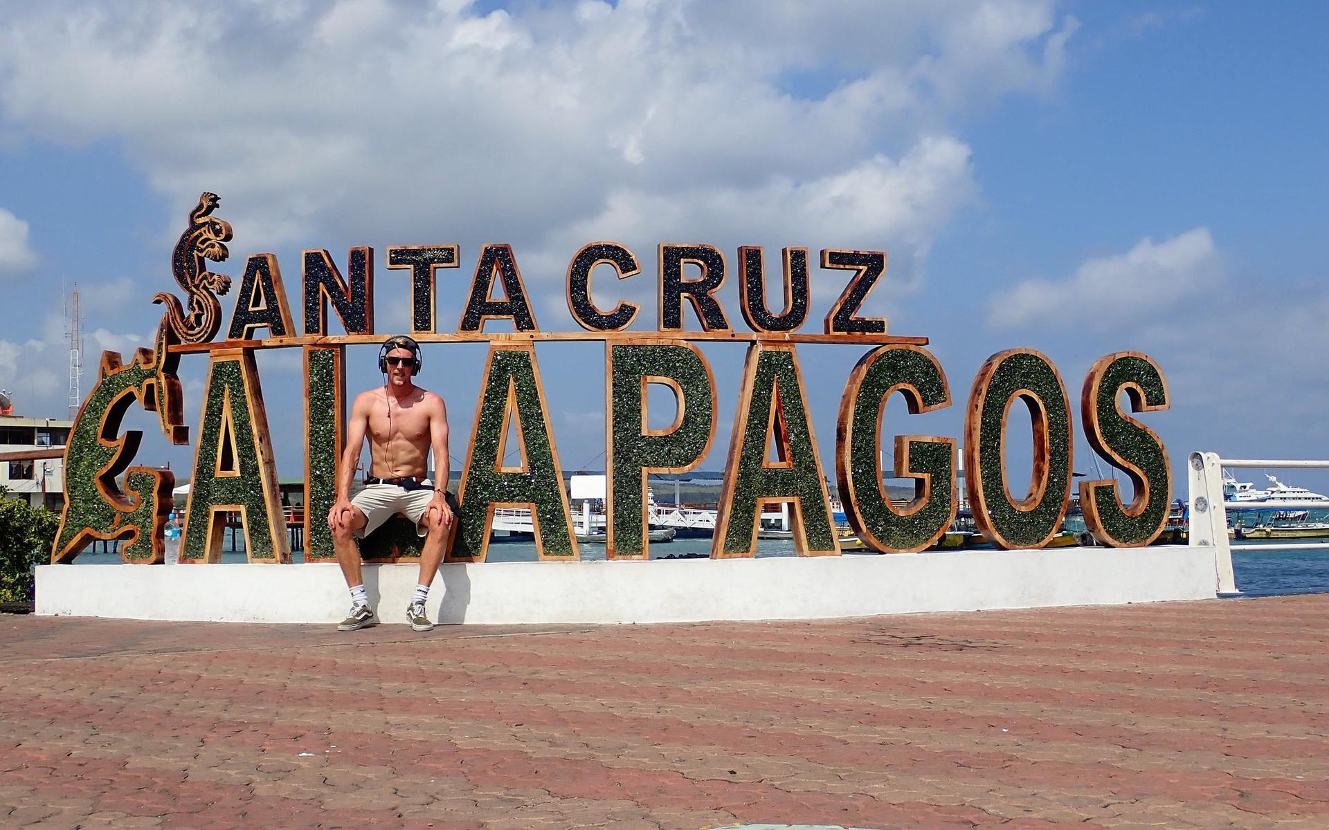 Galápagosöarna är bara en av alla exotiska platser som Martin fick se under tiden som matros.