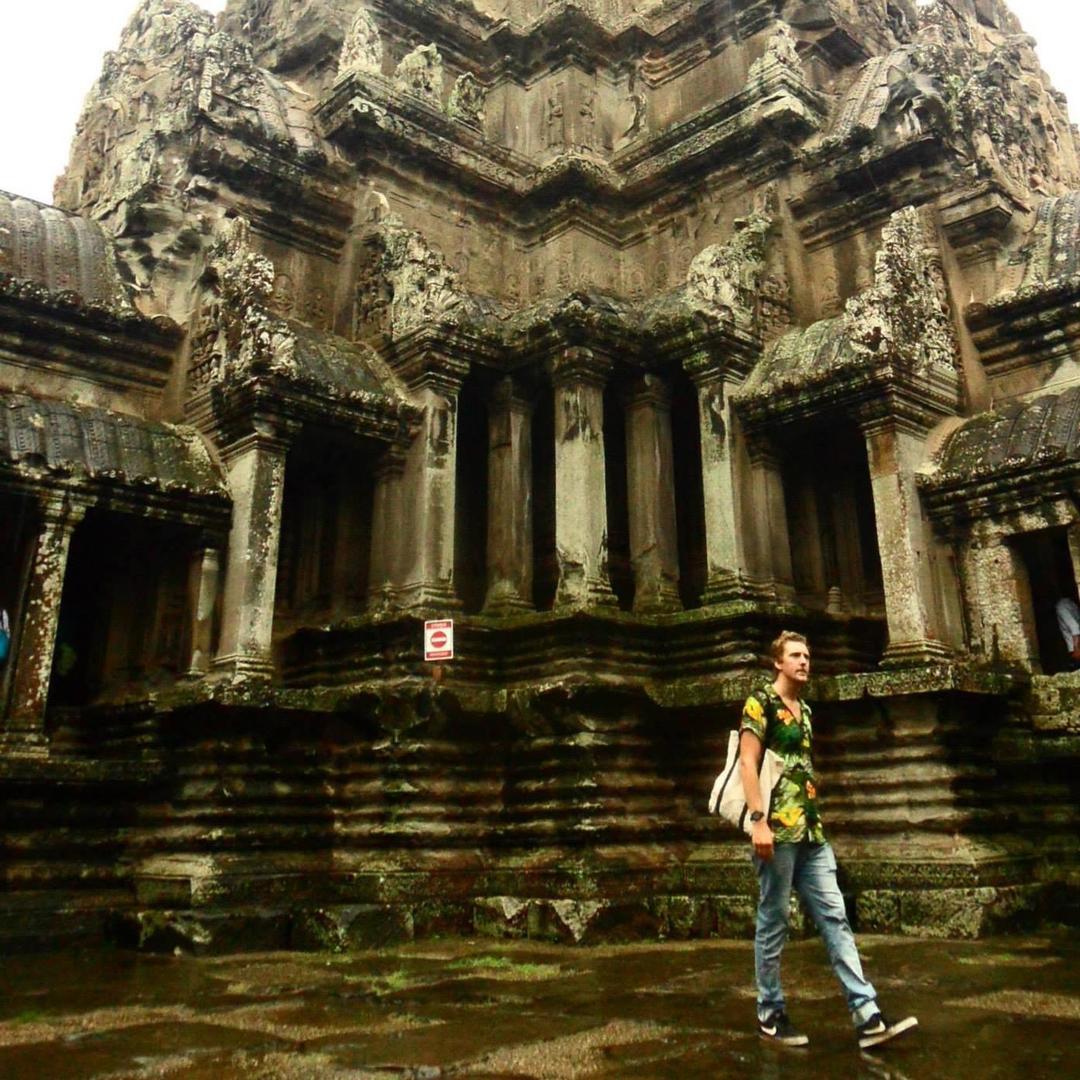 Andra gången Martin reste runt i Asien besökte han templet Angkor Wat i norra Kambodja.