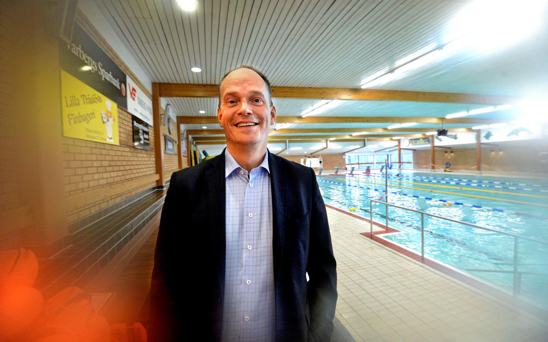 Olof Johansson är Varbergs kommuns enhetschef för simanläggningar.