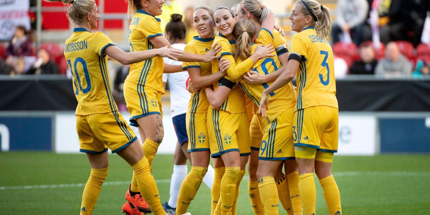 Det svenska landslaget ser ut att få spela inför rekordpublik