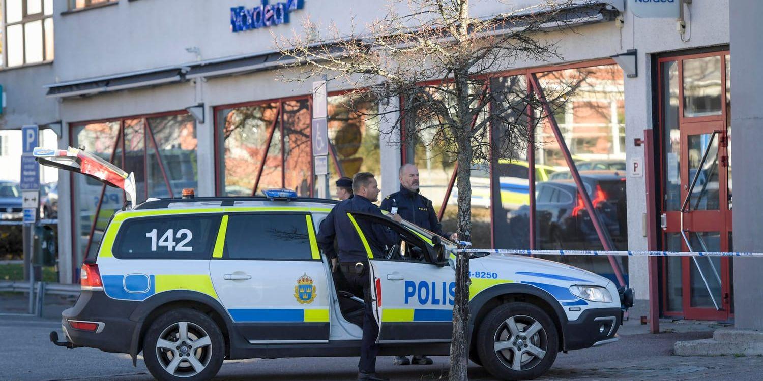 Nordeas kontor i Märsta utsattes under onsdagen för ett väpnat rån. Arkivbild.