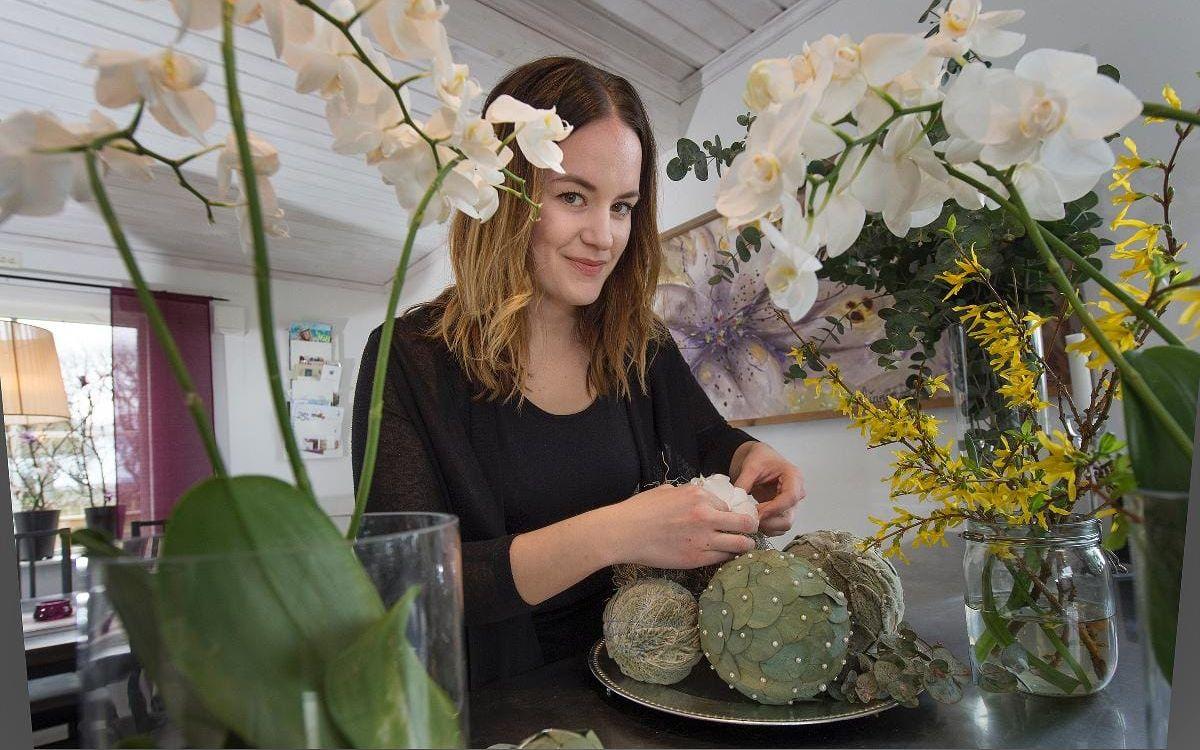 En av dem som flyttar in är den prisade floristen Linnea Johansson. Arkivbild: Ola Folkesson
