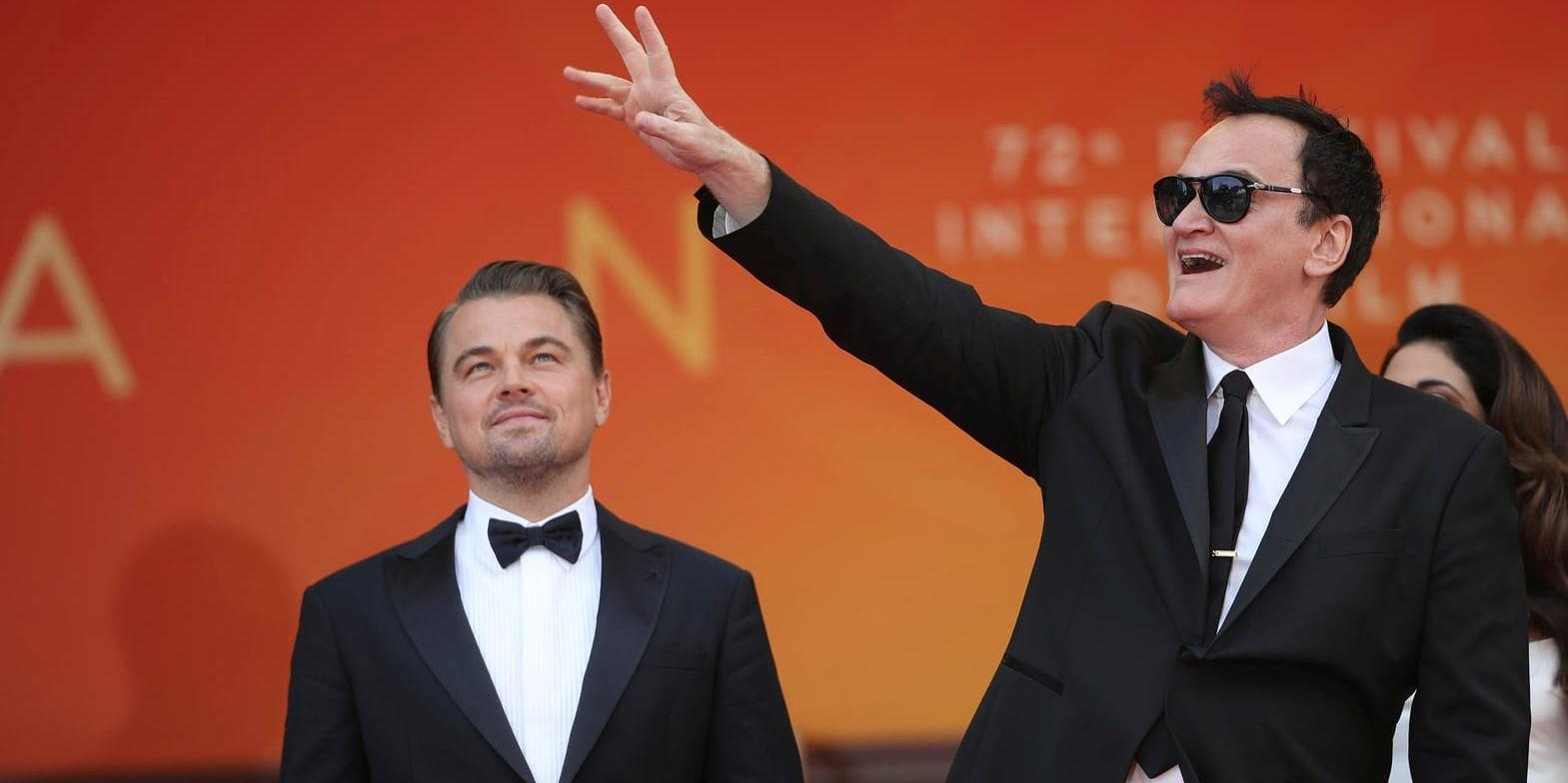 Leonardo DiCaprio och Quentin Tarantino närvarade vid premiären av ”Once upon a time…in Hollywood” i Cannes.