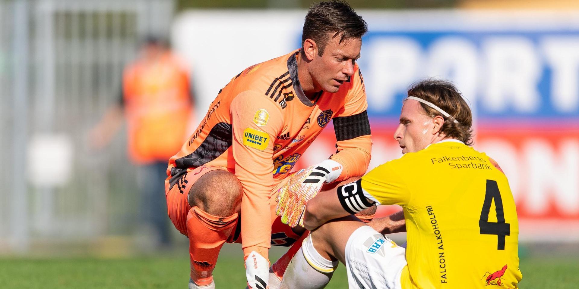 Calle Johansson klev av skadad mot Hammarby, men ser ut att kunna spela lördagens match. 