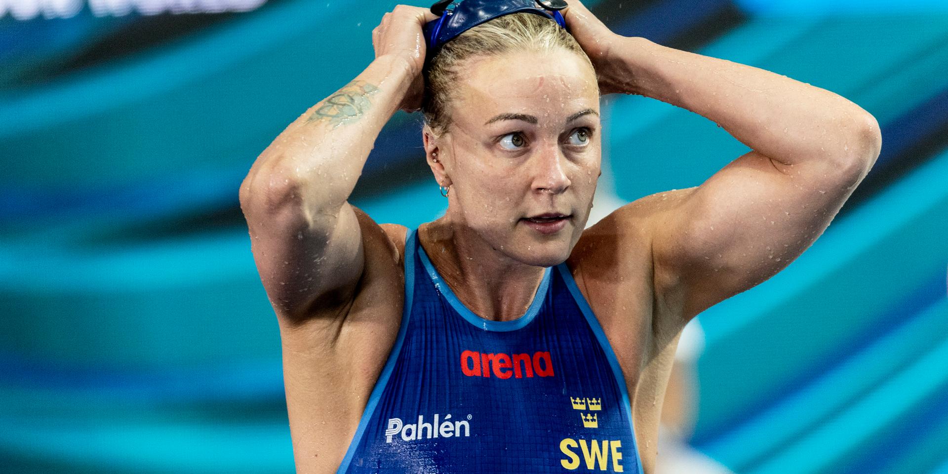 Sarah Sjöström jagar VM-guld på 50 meter fjäril på midsommaraftonen.