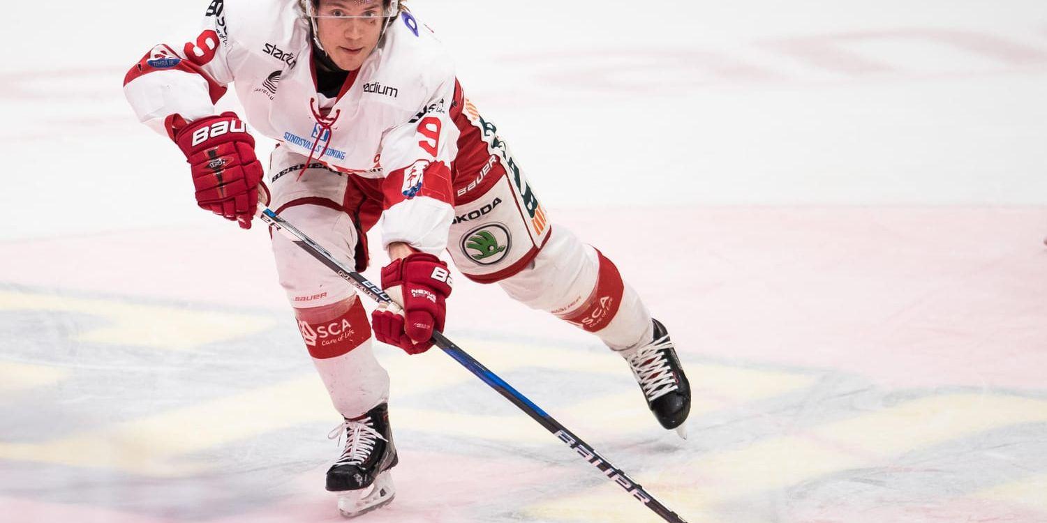 Timråbacken Didrik Strömberg ska spela för HV71 de kommande åren. Arkivbild.