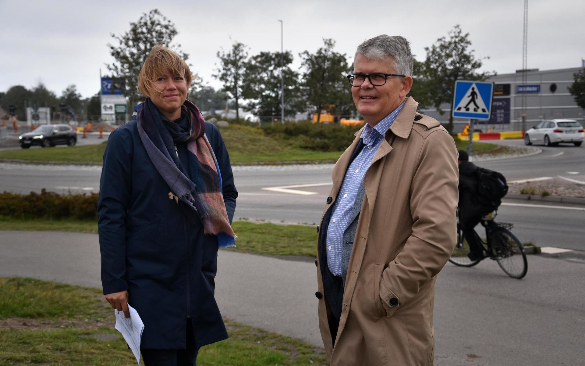 ”I dag är trafiksystemet i Varberg inte så flexibelt. Det finns få kopplingar över järnvägen”, säger Josefin Selander.