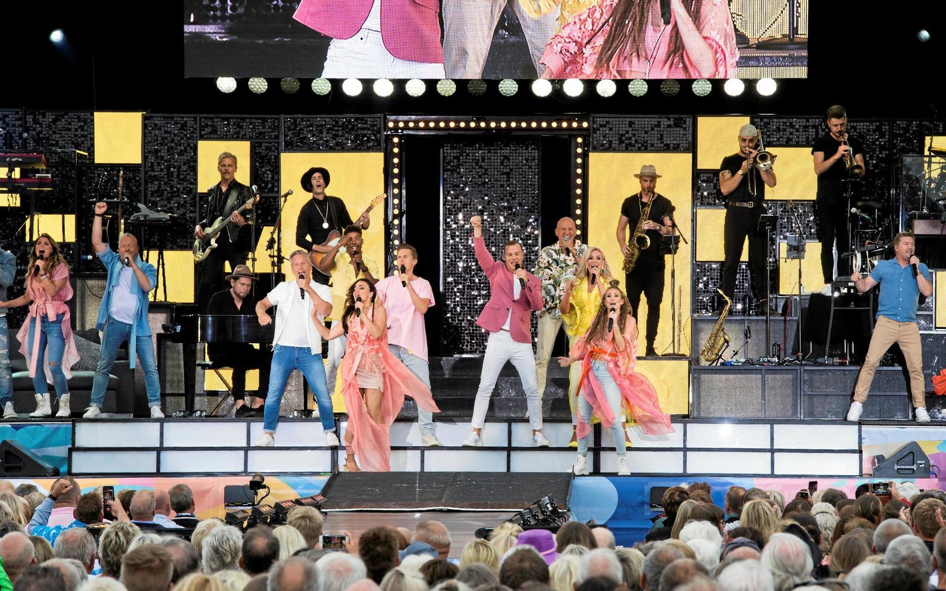 Diggiloo var fullsatt i Varberg 2019 och konserten sändes senare i TV 4.