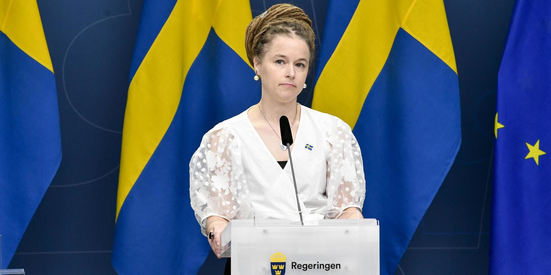 Kulturminister Amanda Lind (Miljöpartiet)