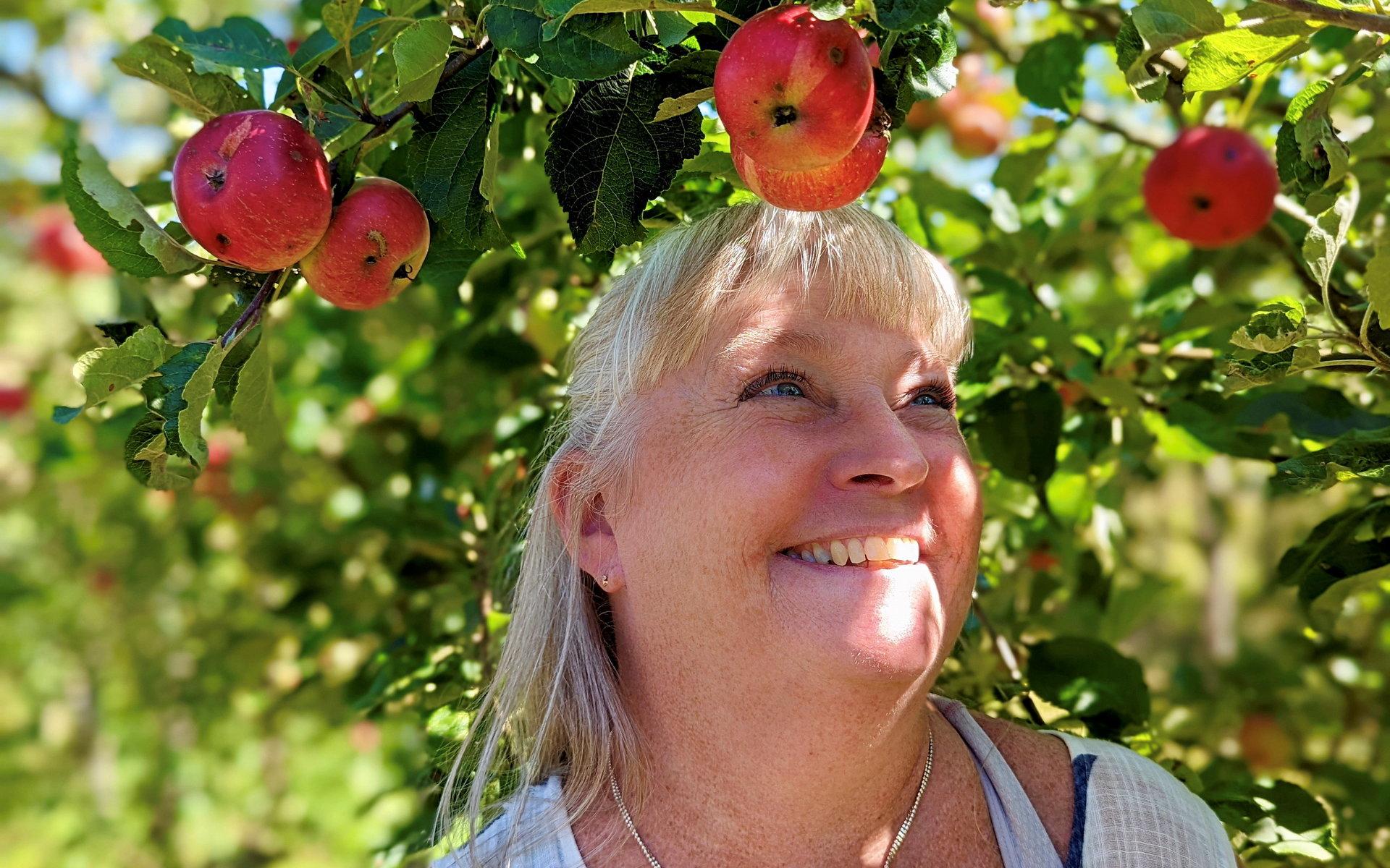 ”Förutom must och cider gör vi marmelad, chips och chutney av äpplena”, berättar Agneta Regnér.