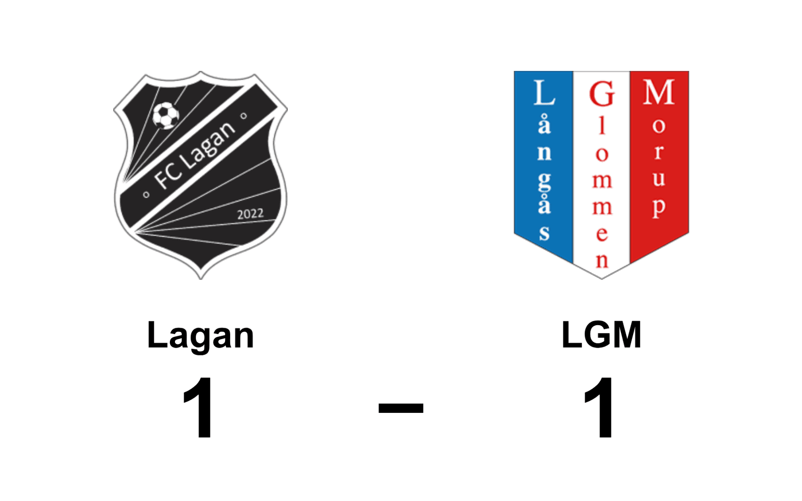 FC Lagan spelade lika mot LGM