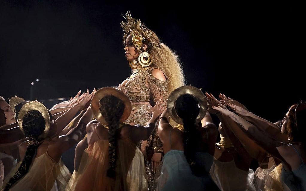 Beyoncé på Grammygalan i Los Angeles. FOTO: Matt Sayles/Invision/AP/TT