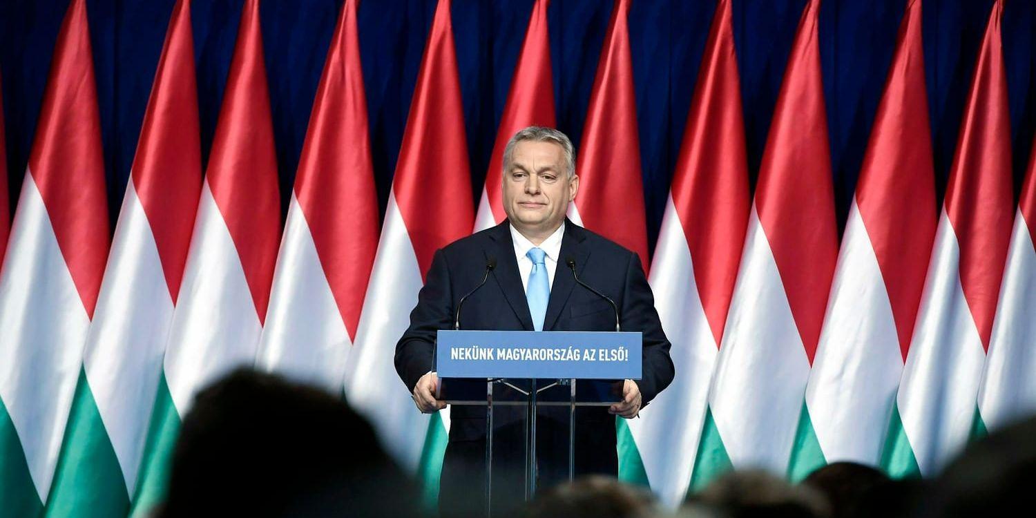 Ungerns premiärminister Viktor Orbán höll sitt årliga tal om läget i landet på söndagen.