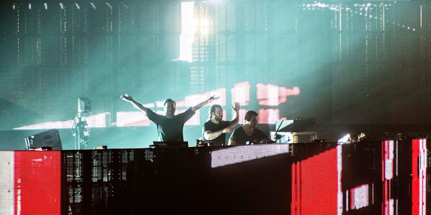 Swedish House Mafia återförenas 2019 enligt bandmedlemmen Steve Angello. Arkivbild.