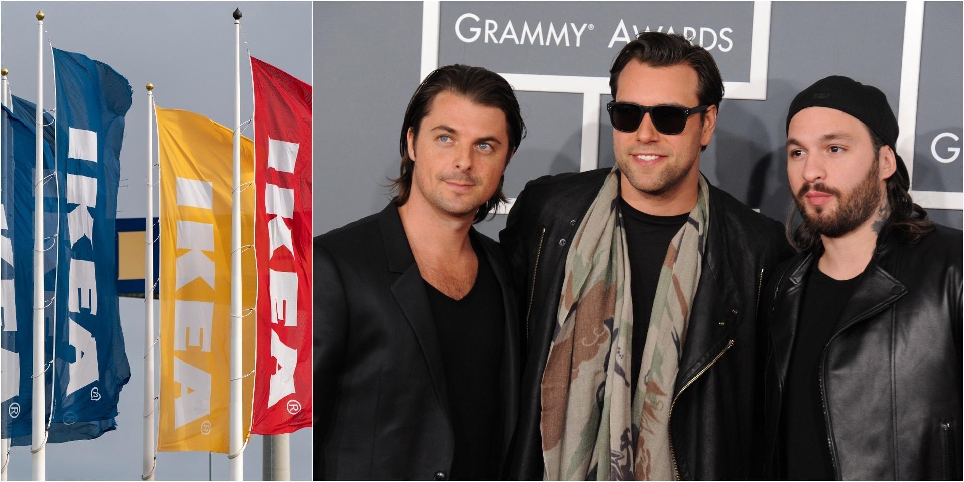 Swedish House Mafia som består av Axwell, Steve Angello och Sebastian Ingrosso.