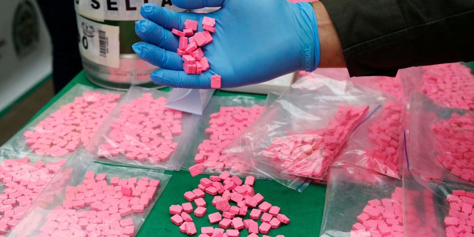 MDMA, ecstasy-tabletter. Arkivbild.