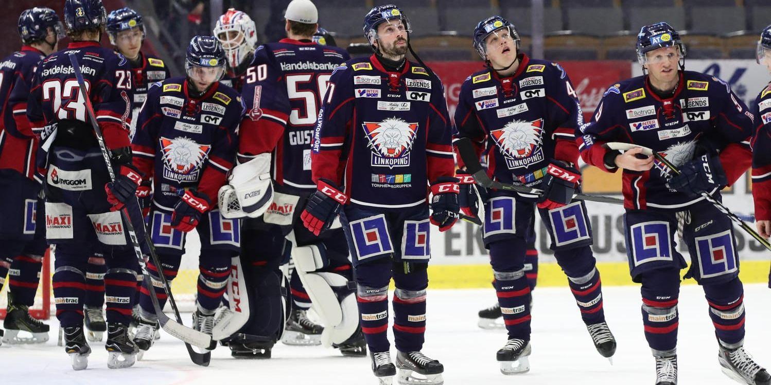 Spelarna i Linköping deppar efter lagets sjunde raka hemmaförlust.