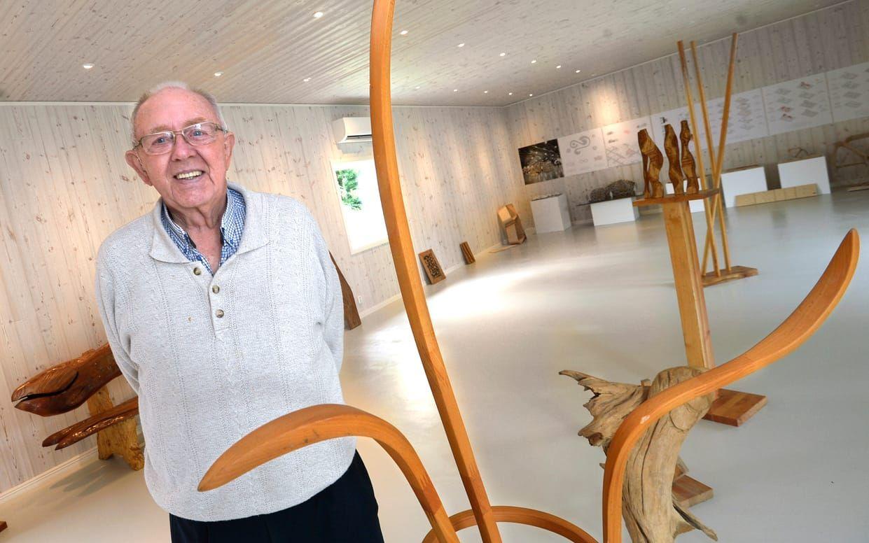Erling Andersson ska ge plats för både träkonstverk och designade möbler i museets nya utställningslokal.