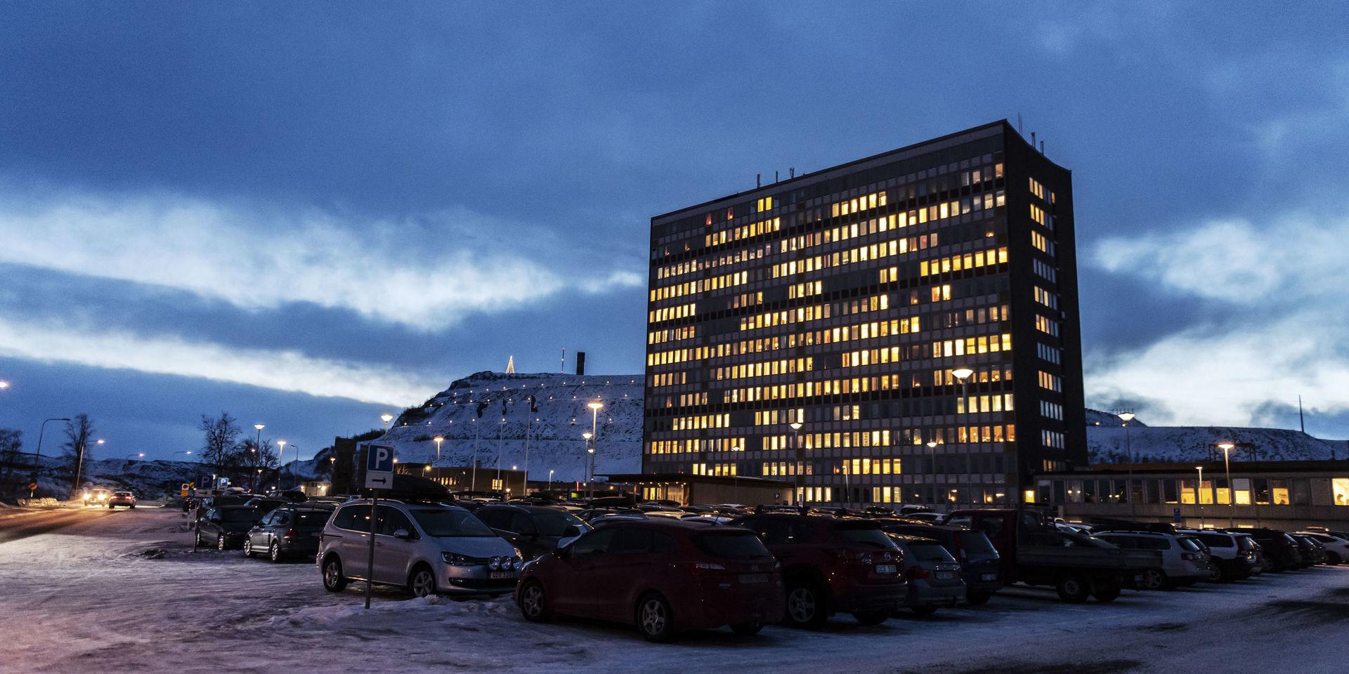 LKAB:s huvudkontor i Kiruna.