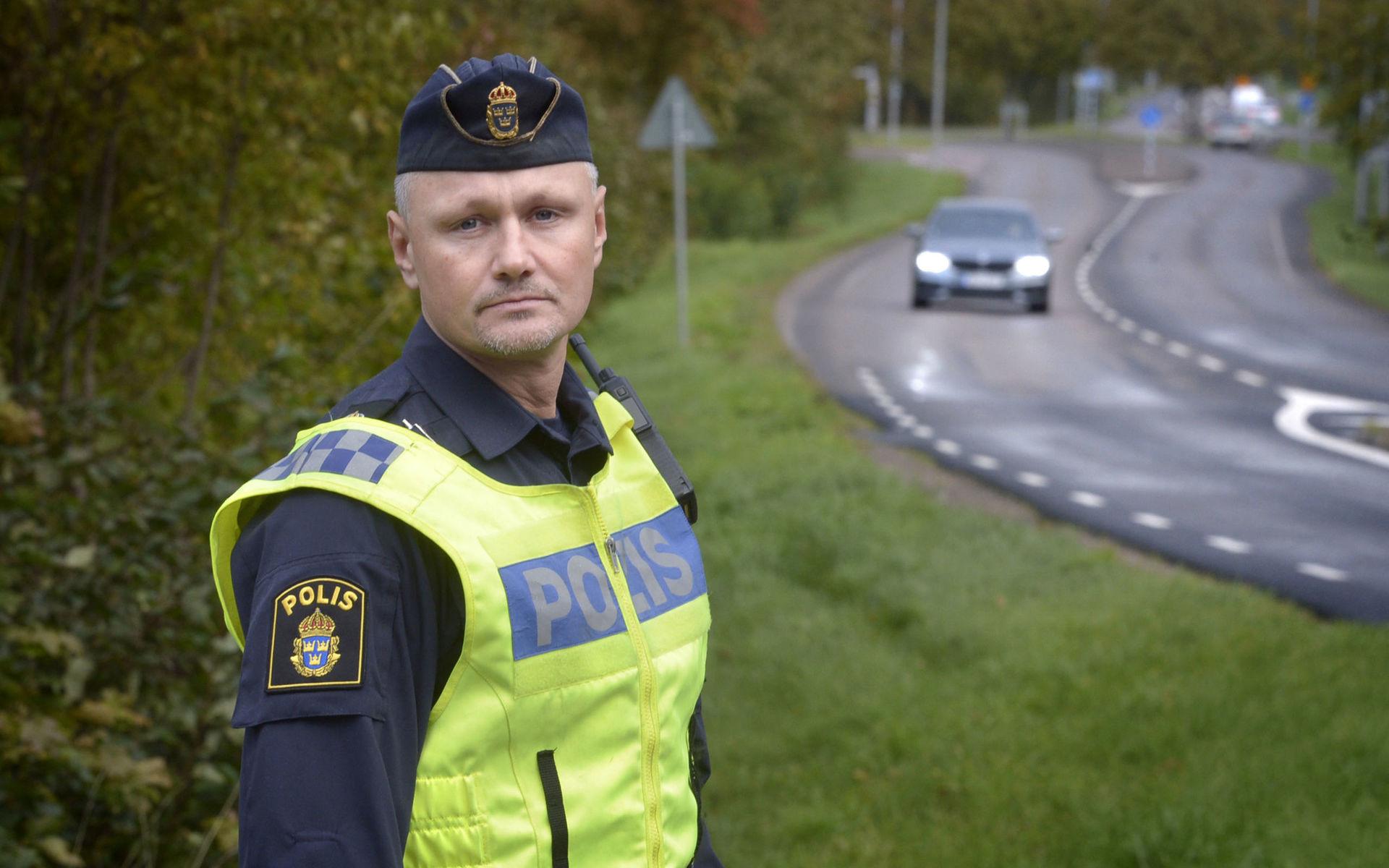 Gustav Rosén Zetterberg är biträdande lokalpolischef i Varberg.
