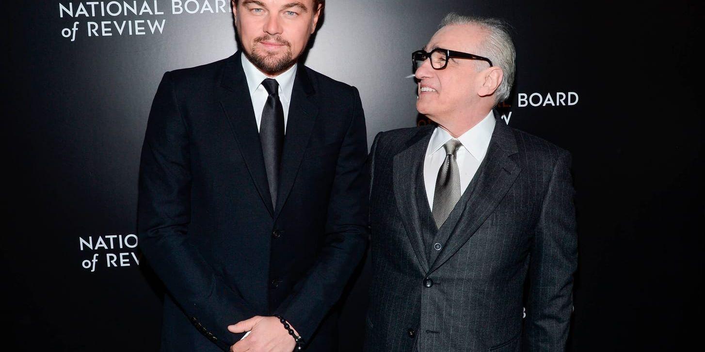 Leonardo DiCaprio och Martin Scorsese. Arkivbild.