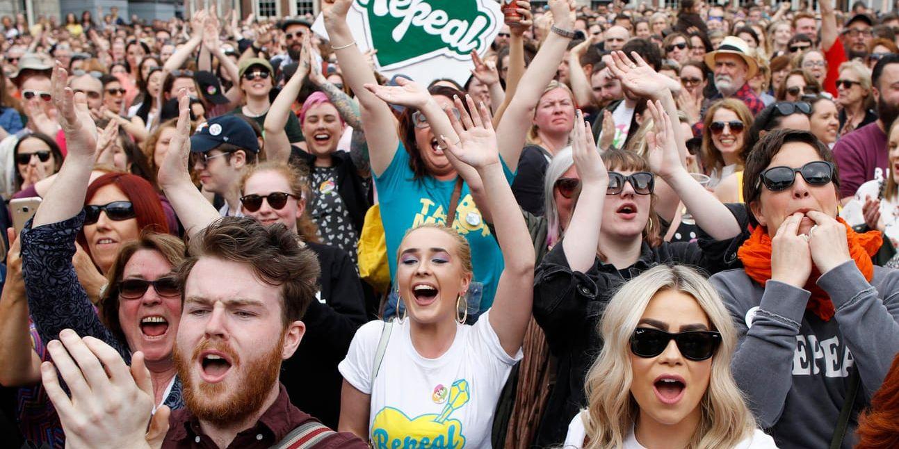 Tidigare i år i år vann ja-sidan en jordskredsseger i en folkomröstning på Irland om liberalare abortlagar. Nu är det dags att folkomrösta om "föråldrade" skrivningar om kvinnans plats i hemmet i författningen. Arkivbild.