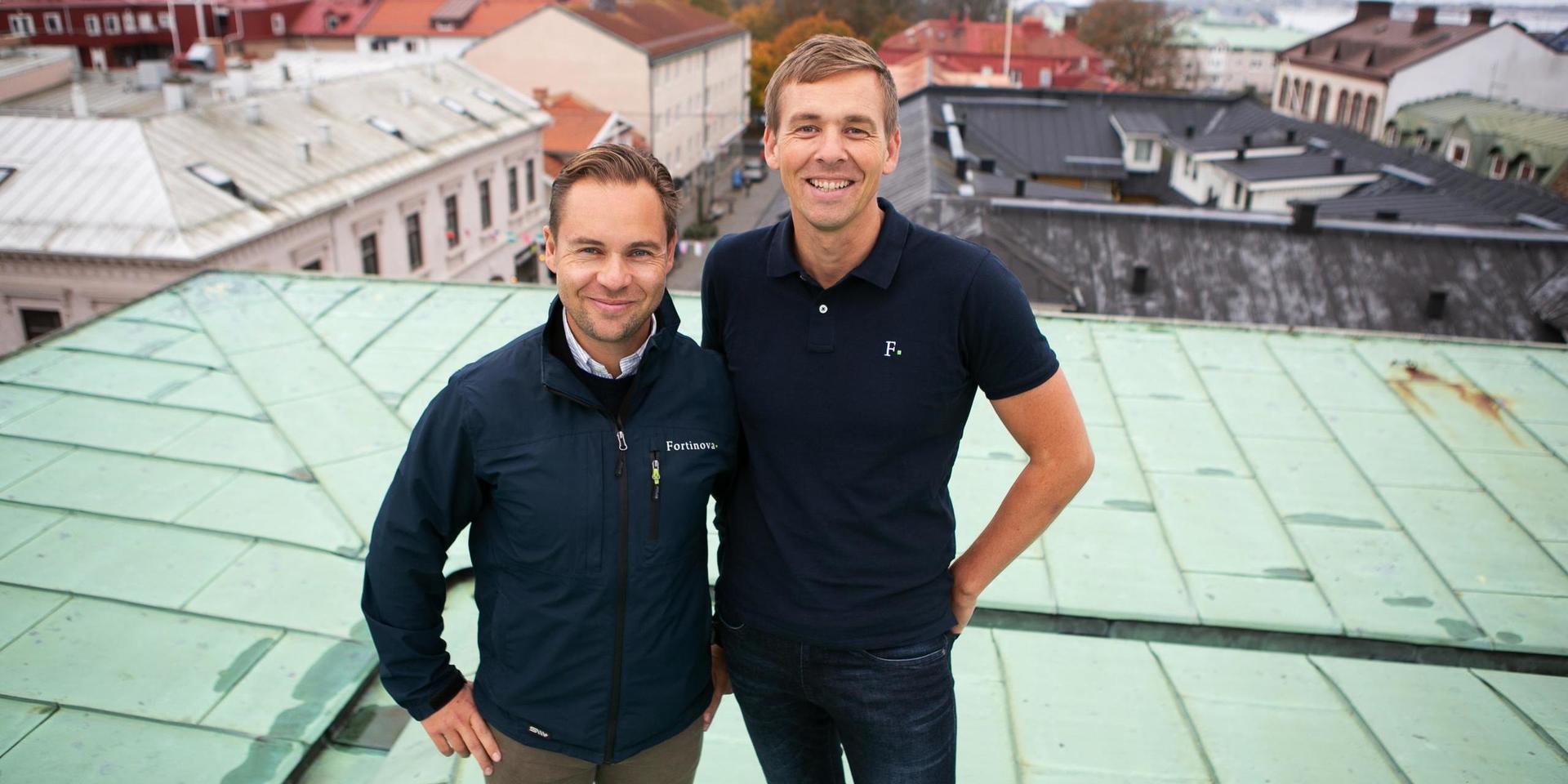 Anders Johansson och Anders Valdemarsson är grundarna bakom fastighetsbolaget Fortinova som nu förbereds för börsintroduktion.