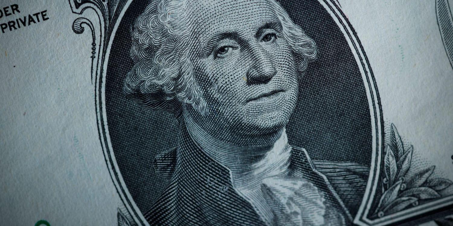 George Washington på en dollarsedel. Arkivbild.