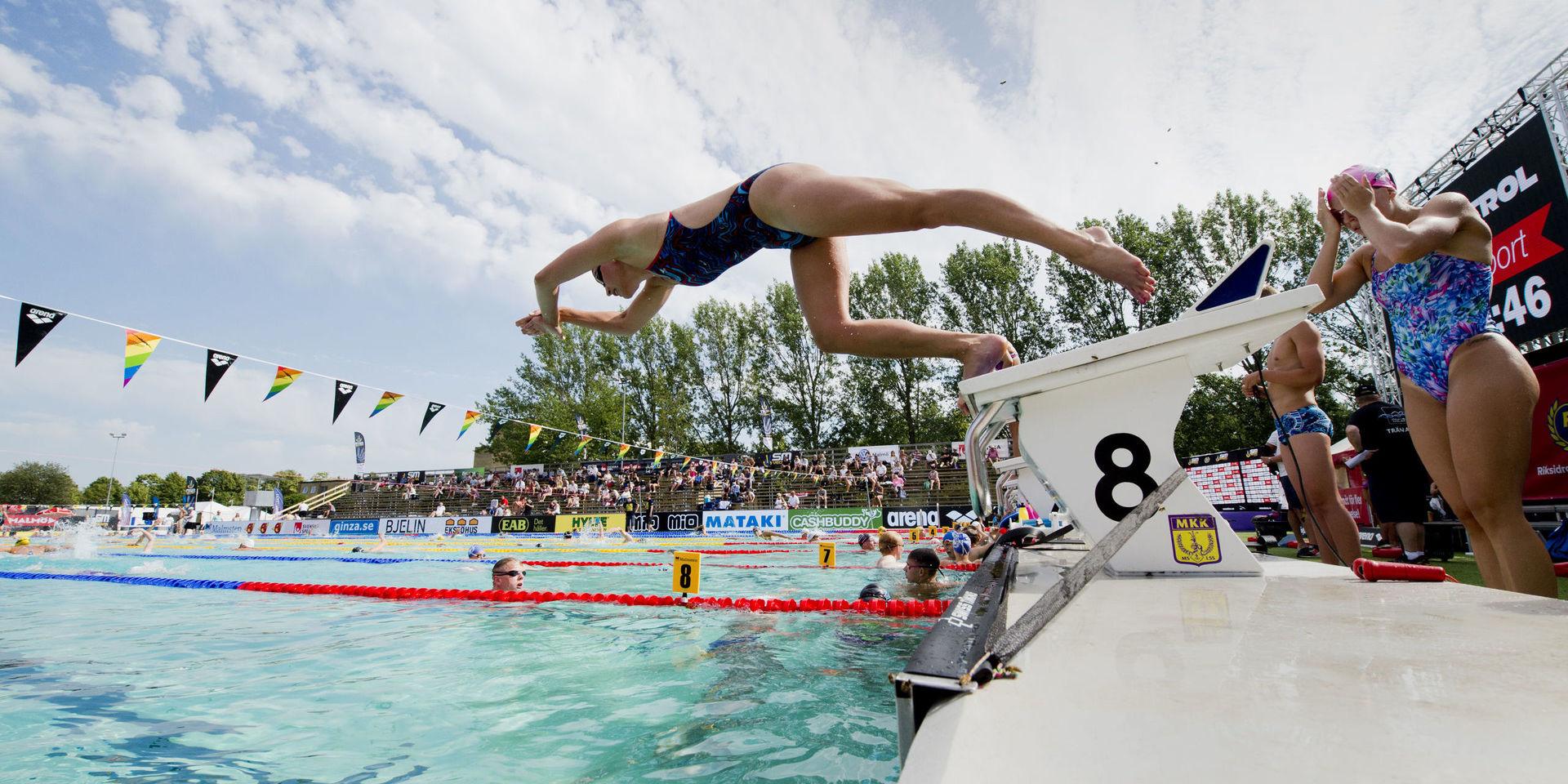 Simningen kör ett coronaanpassat mästerskap i slutet av juni. Arkivbild.