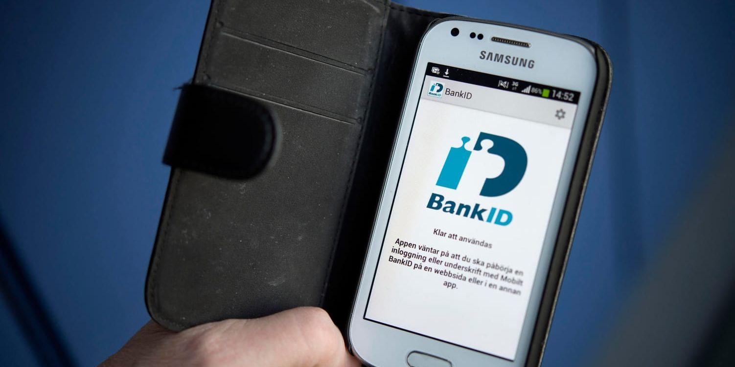 Mobilt bank-id kapades och personen blev av med 300 000 kronor. Arkivbild.