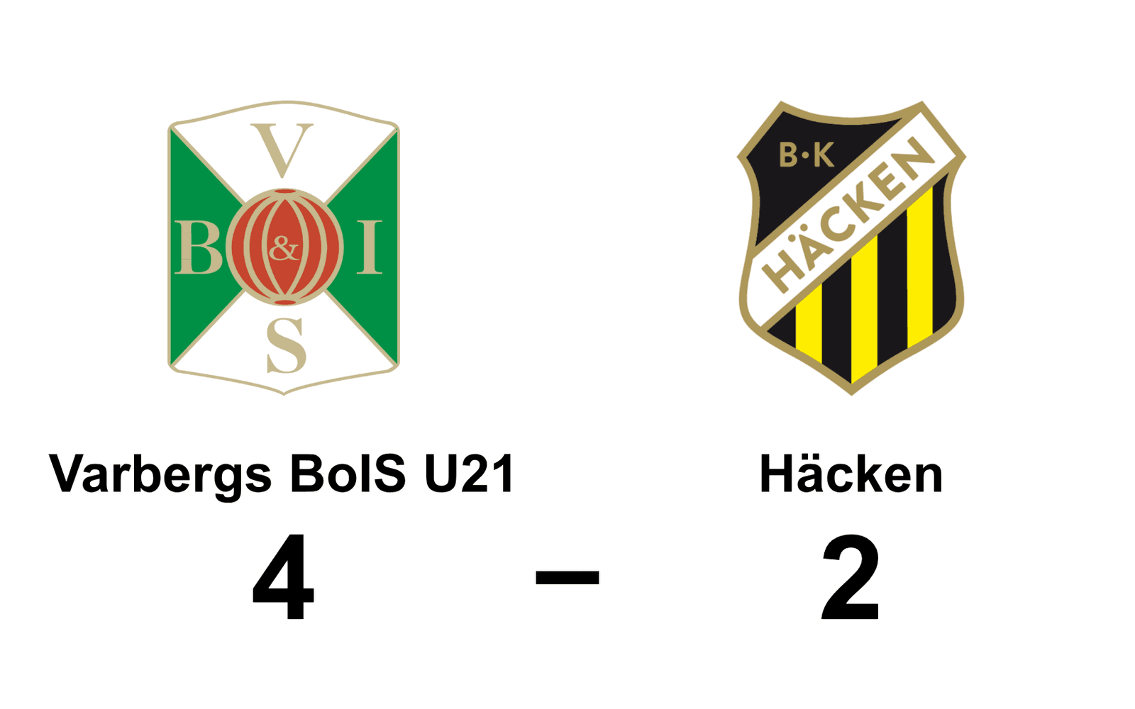 Varbergs BoIS FC U21 vann mot BK Häcken U21