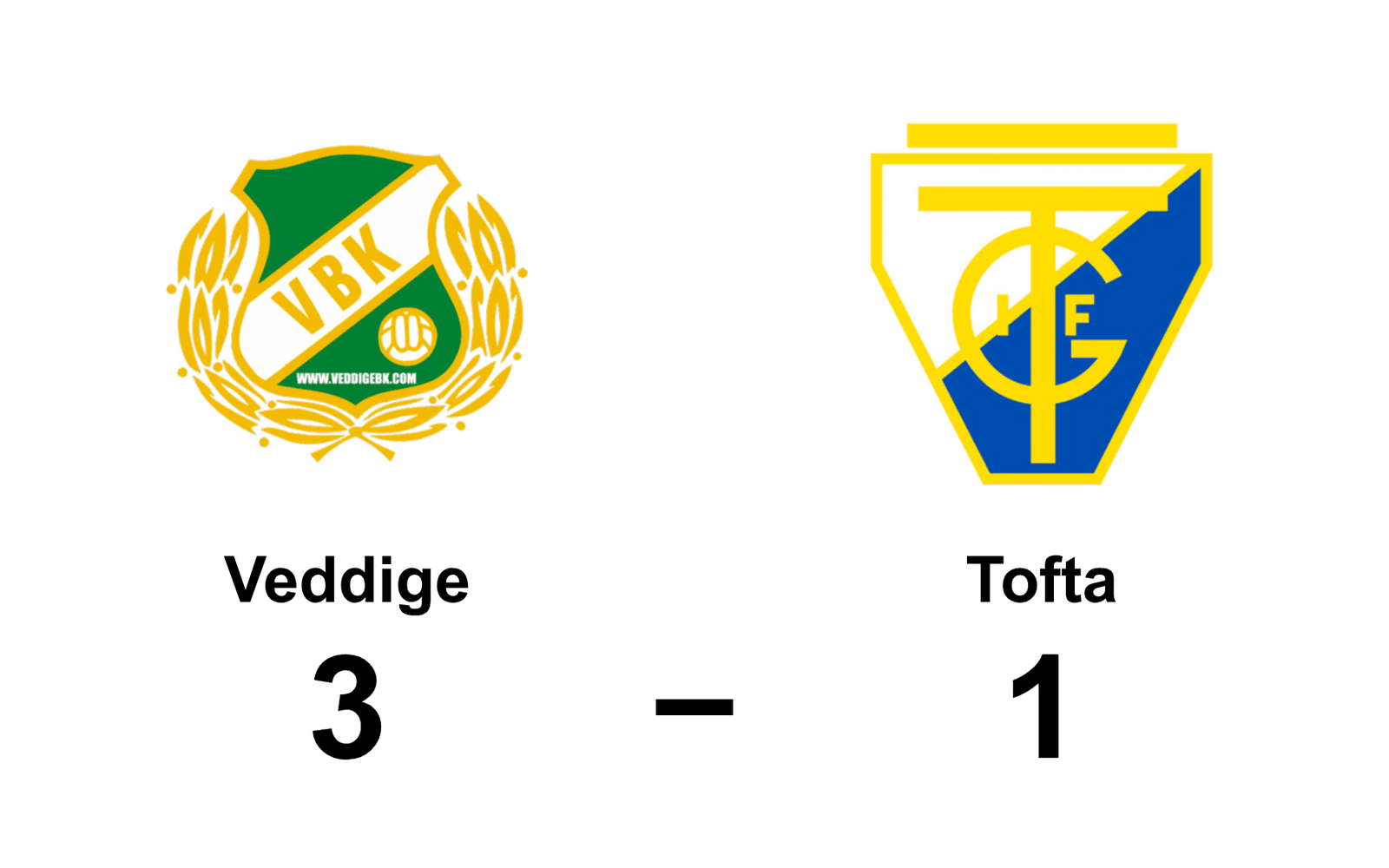 Veddige BK vann mot Tofta GIF