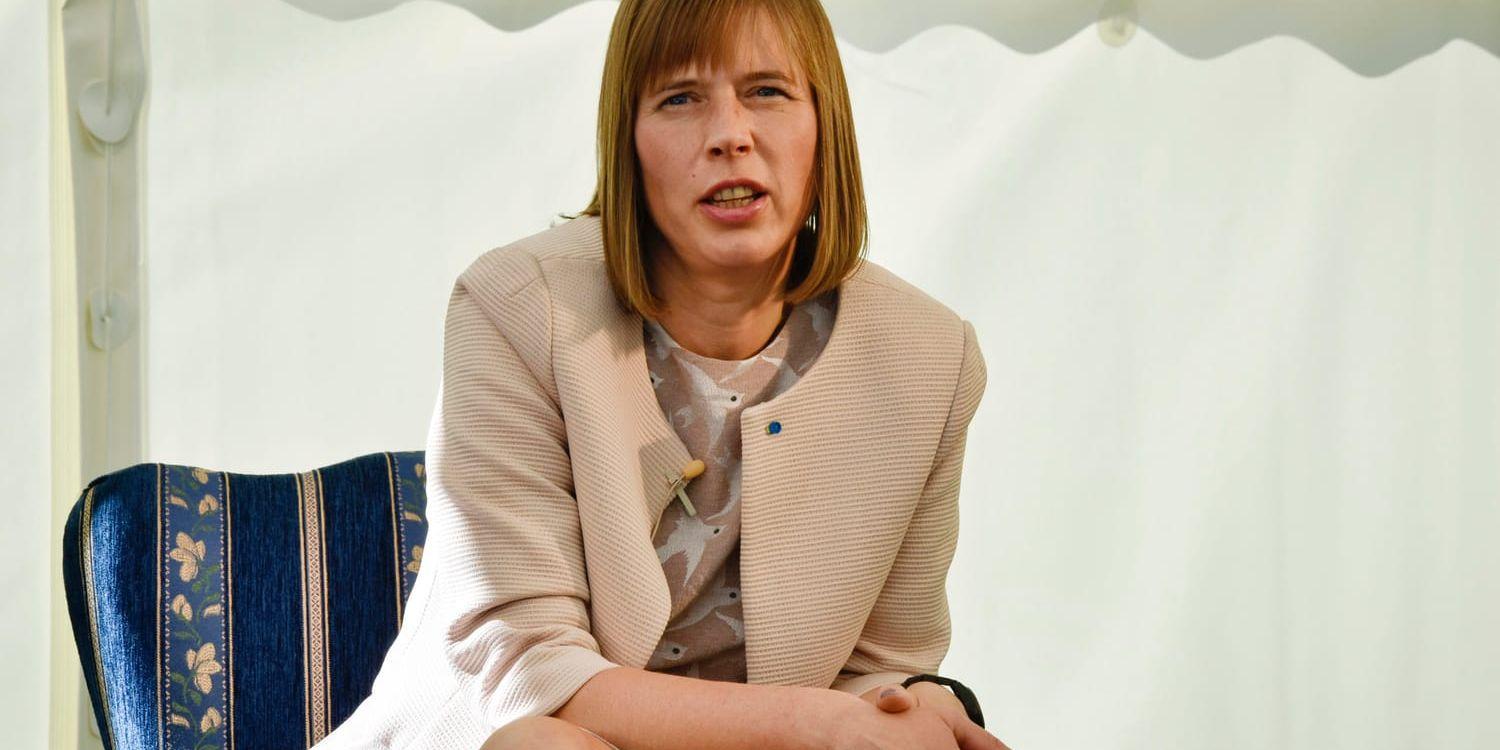 Kersti Kaljulaid är Estlands president. Arkivbild.