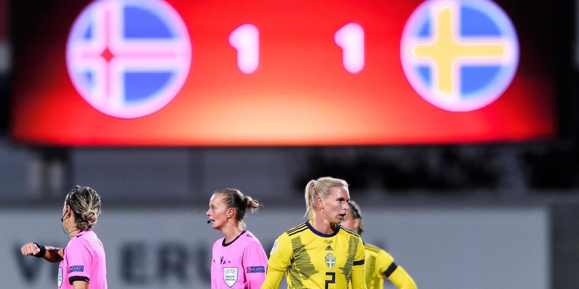 Jonna Andersson efter 1-1 mot Island