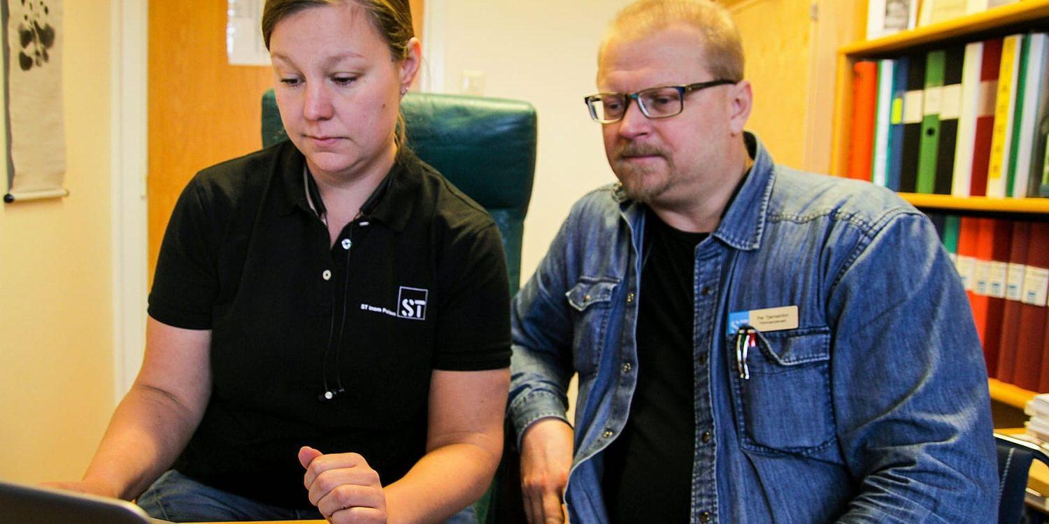Johanna Mattsson och Per Tjernström oroar sig över de växande löneklyftorna inom polismyndigheten.