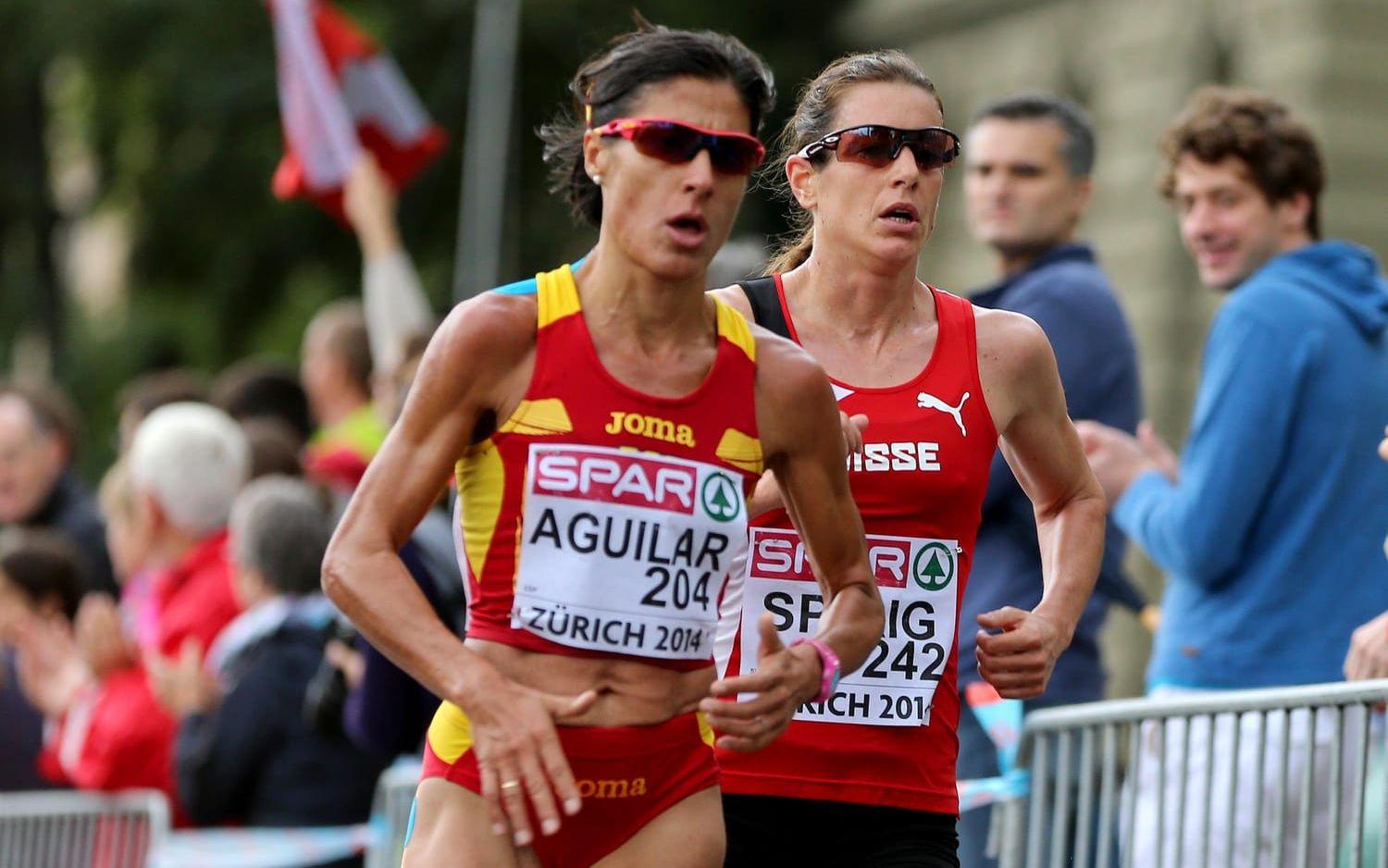 Alessandra Aguilar, Spanien, fälldes 2011. Hon tävlar i grenen maraton.