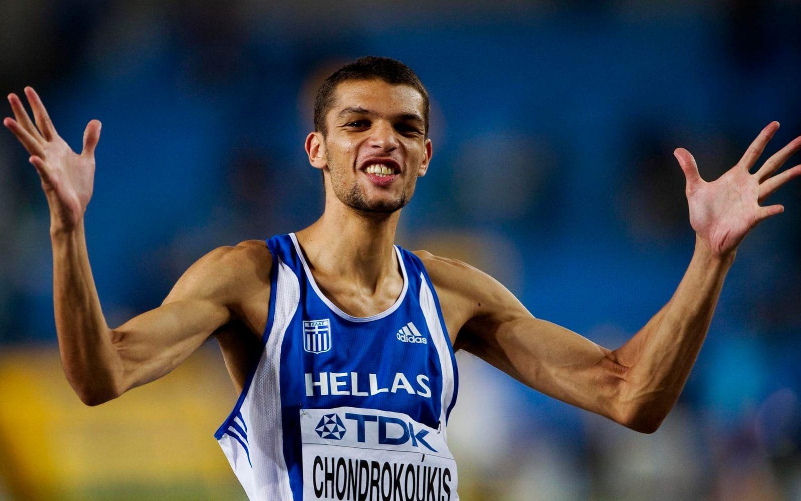 Dimitrios Chondrokoukis, Grekland. Fälldes 2012, tävlar i höjdhopp.