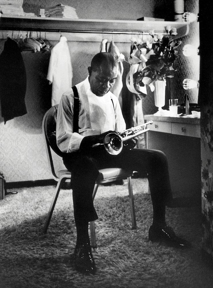 Louis Armstrong i Las Vegas i september 1970.