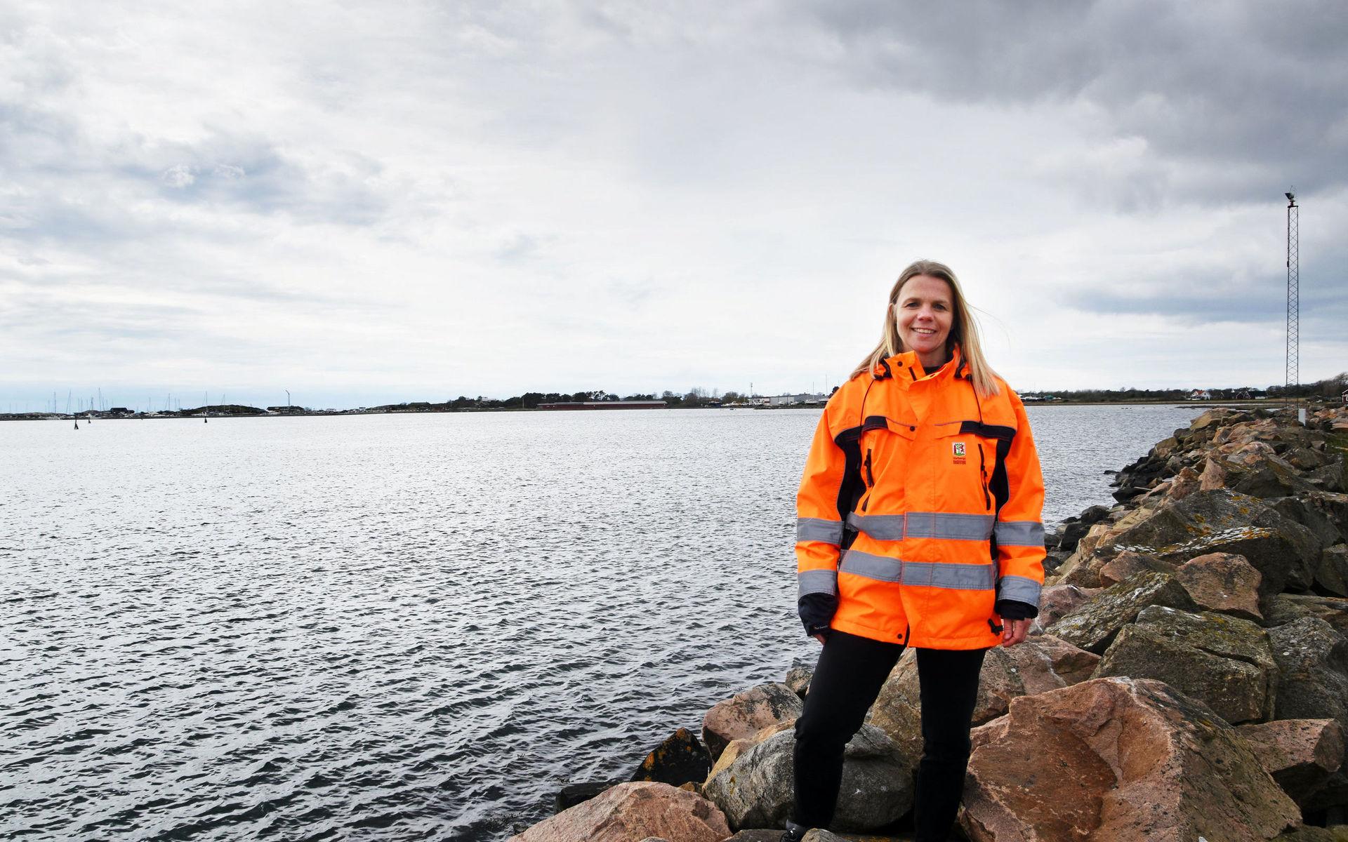 Marie Johansson är projektledare på Varbergs kommuns hamn- och gatuförvaltning. 
